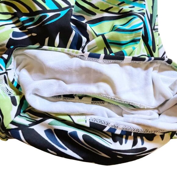 Speedo Flyer Back Tropical Print One Piece Swimsuit Women's Size 30 | S - Picture 8 of 11